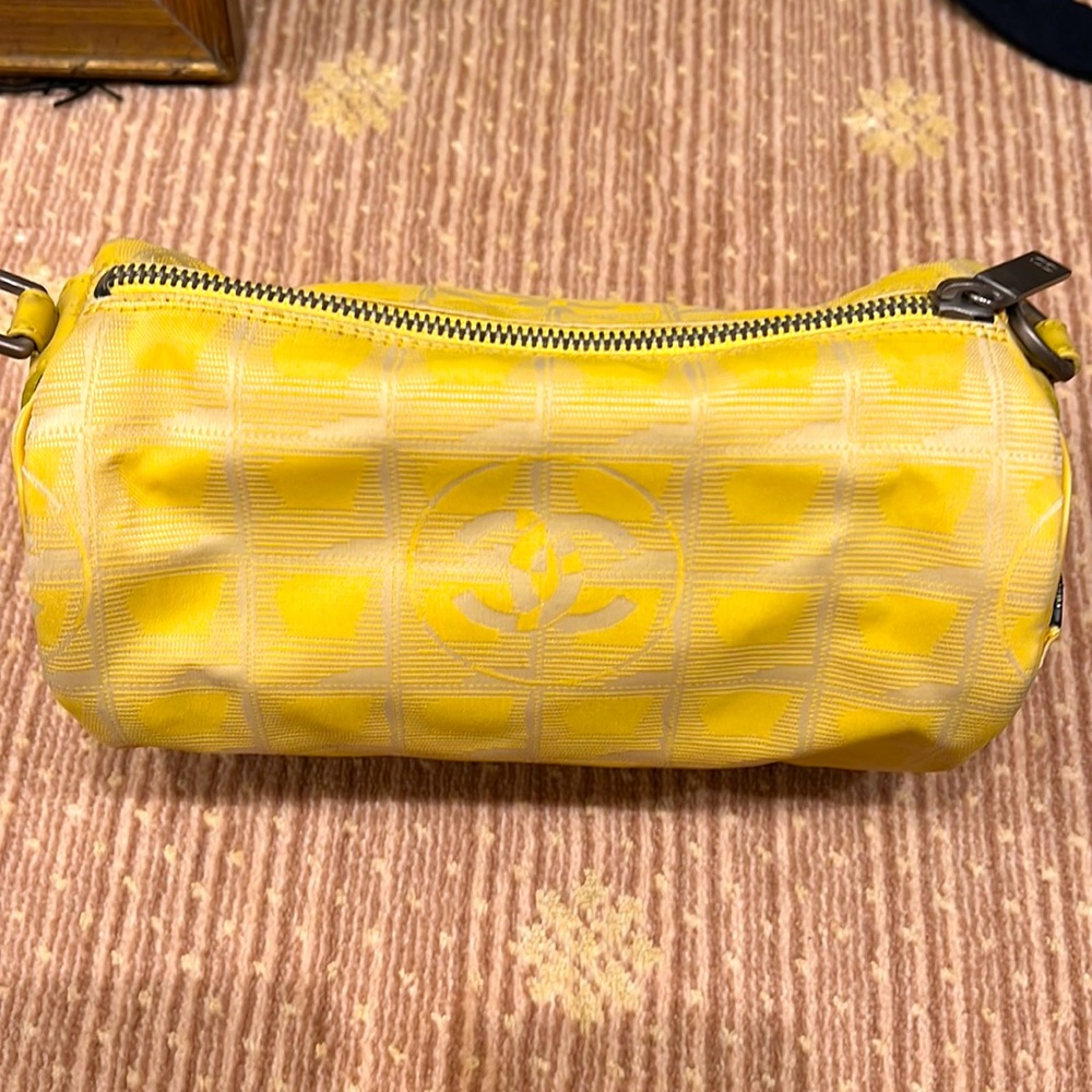 Chanel sport makeup bag.